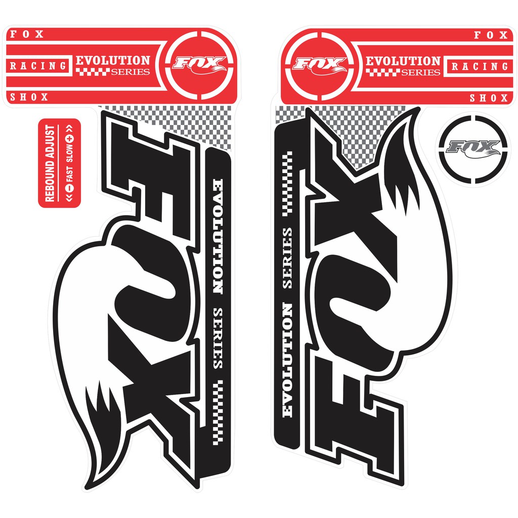 Adesivo Compativel Suspensão Bike Mtb Fox Evolution Series 29