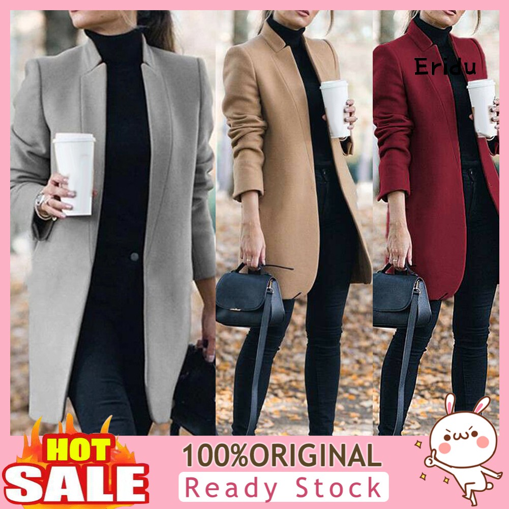 casaco de linha feminino comprido