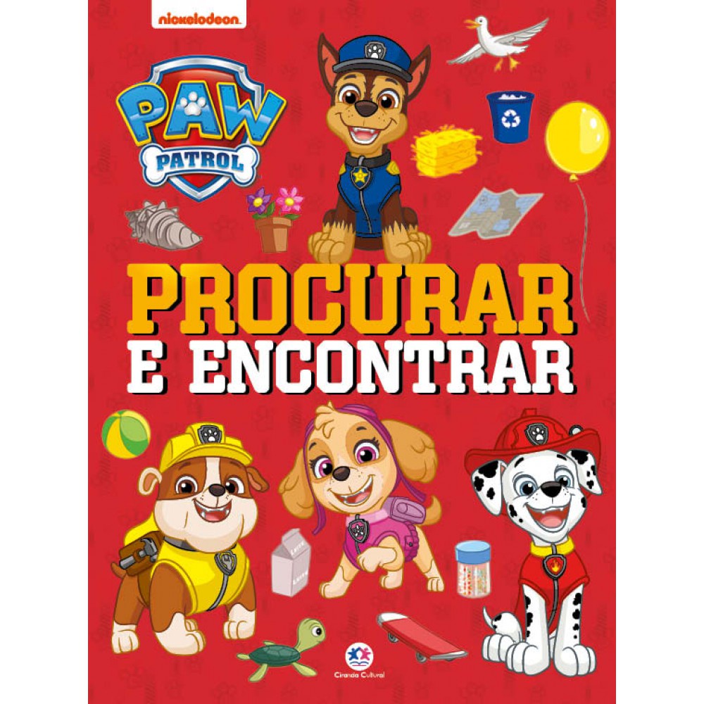 Livro - Patrulha Canina - Procurar e encontrar em Oferta na Shopee