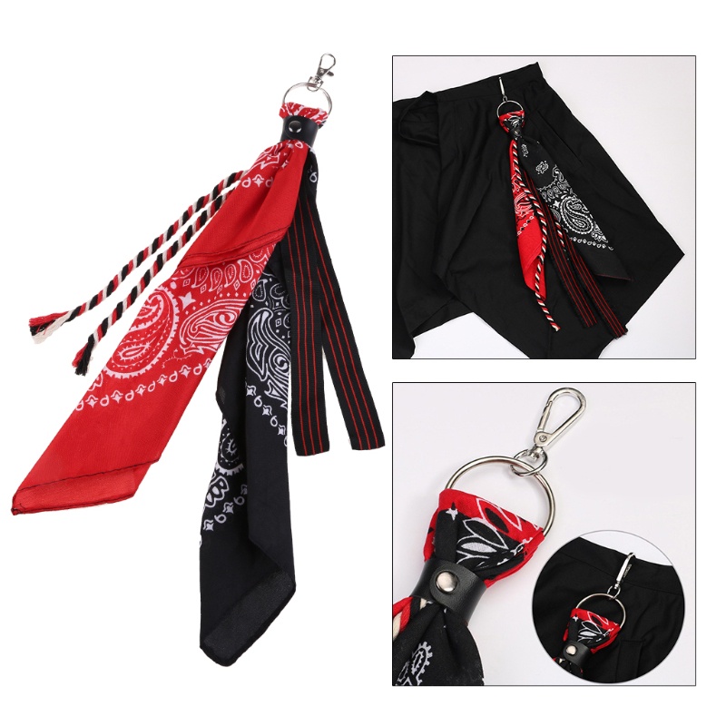 * Paisley Bandana Lenço Carteira Corrente Motociclista Jean Calças Chaveiro