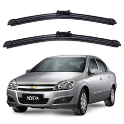 Par Palheta Limpador Para-brisa Dianteiro GM Chevrolet Vectra 2006 A 2008 Kit