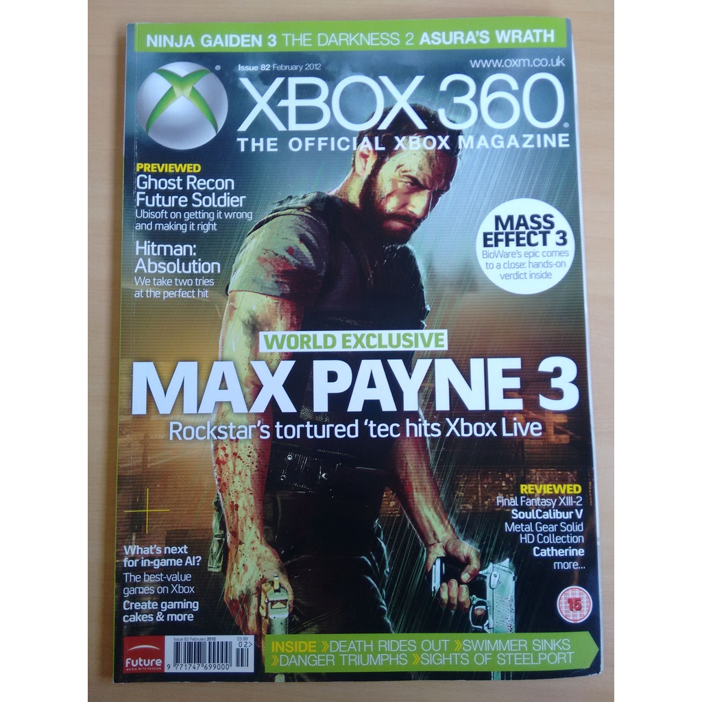 Revista Xbox 360 2 Max Payne Metal Gear Soul Calibur 740r