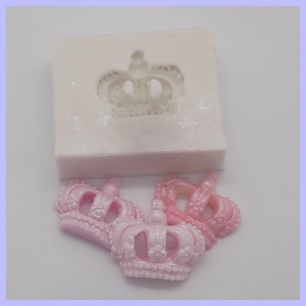 Molde De Silicone Mini Coroa Cute Molde Para Confeitaria Molde Para Biscuit 992
