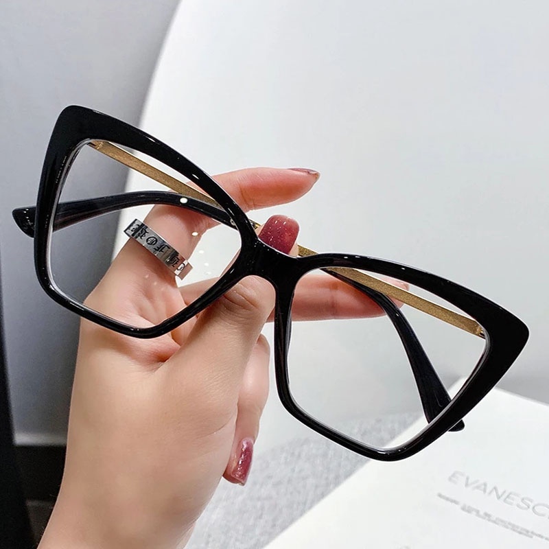 Óculos Anti Claro Azul Olho De Gato Vintage Para Computador Masculino em Oferta na Shopee