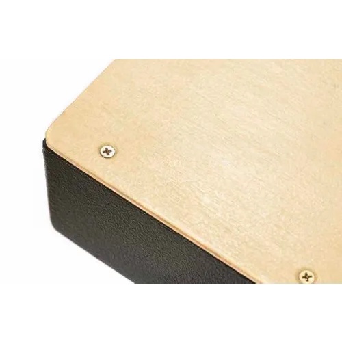 Cajon de Colo Elétrico acústico PRO + Bag + Vassourinha Cajón (Par) + Correia Spark Instrumentos Musicais Percussão — imagem 2 de 2