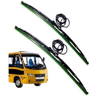 Par Palheta Esguicho Limpador Parabrisa Volare A5 V8 W8 Dw9 micro onibus 70CM