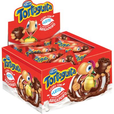 Chocolate Tortuguita Sabor brigadeiro com 24 unds de 15,5g Arcor ...