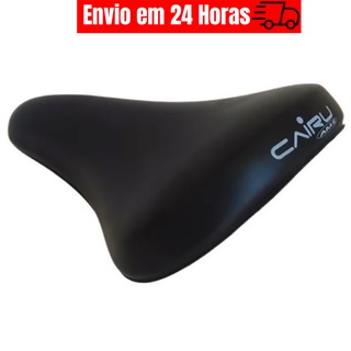 Banco Selim Para Bicicleta Cairu AMS Preto Com Carrinho