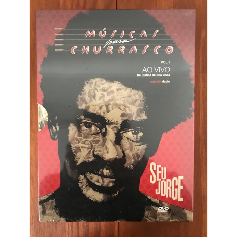 DVD Seu Jorge - Música Para Churrasco Vol. 1 - Ao Vivo Na Quinta Da Boa Vista - Lacrado