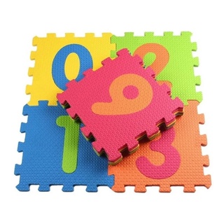 Tapete Infantil Tapete em EVA Numérico 10 Peças 29 X 29 Cm Grosso 7 Mm