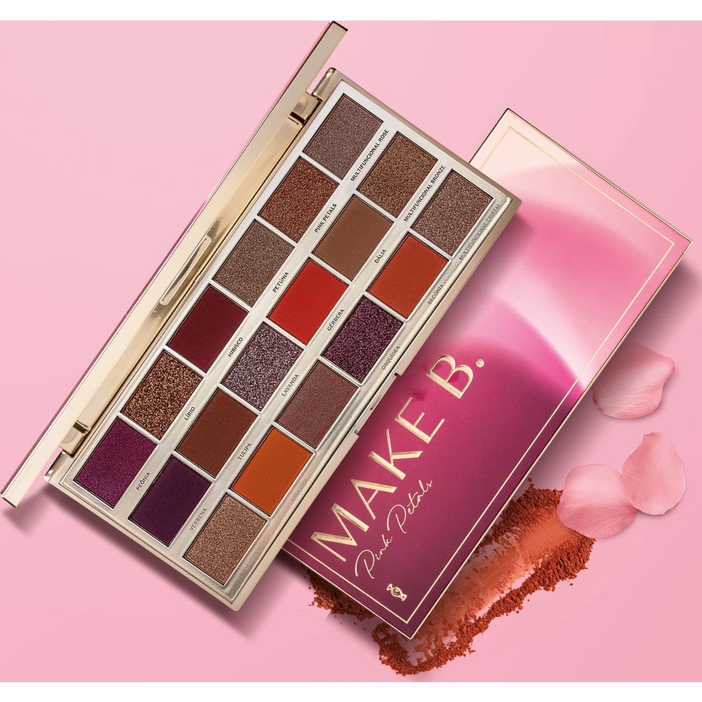 Palette Multifuncional Make B. Pink Petals 15g | Shopee Brasil