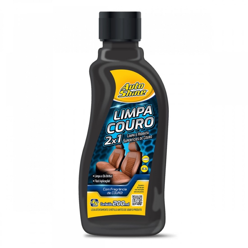 Limpa e hidrata couro 4×1 autoshine 200ml automotivo - Spare Parts and Accessories for Vehicles