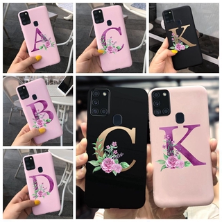 Capa Flexível Fosca Estampa Flor Para Samsung Galaxy A21S Sm-A217F / Ds Samsunga21S