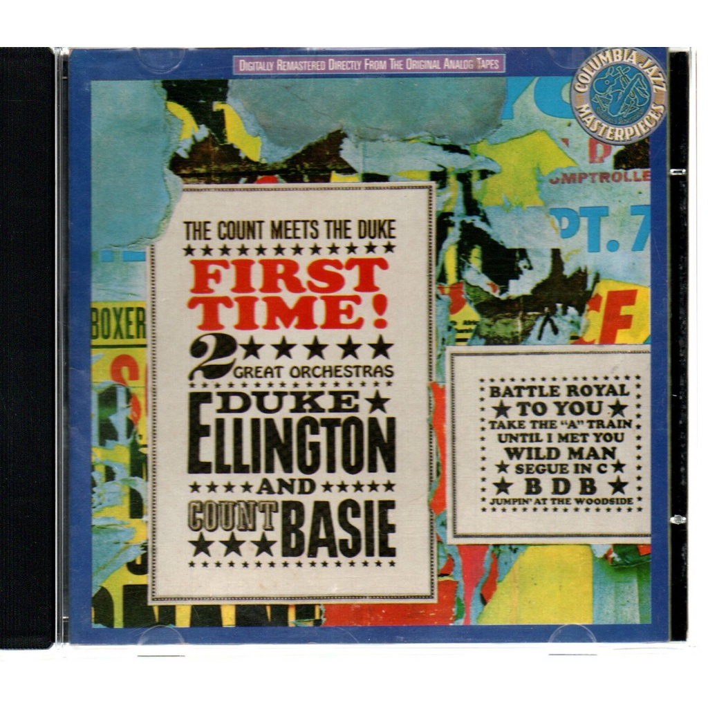CD DUKE ELLINGTON AND COUNT BASIE - THE COUNT MEETS THE DUKE ( CBS )