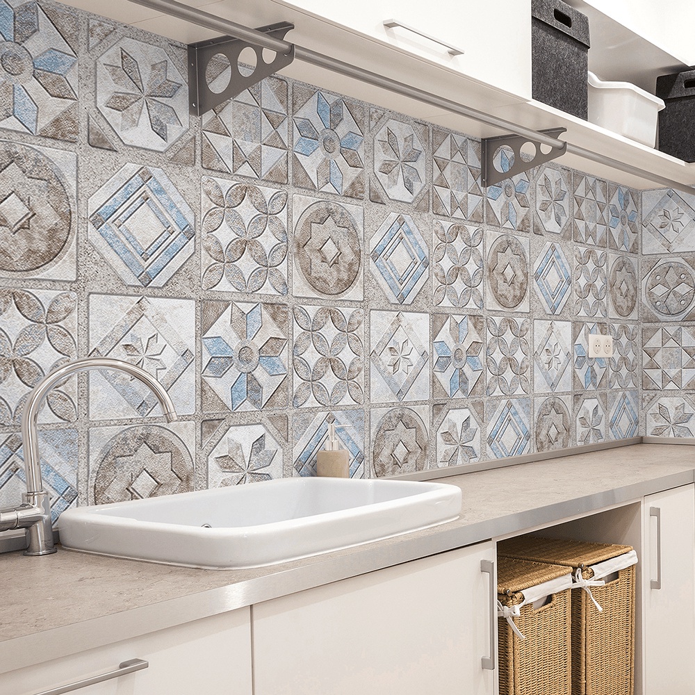 Azulejo Adesivo Lavável Madrid 3m x 60cm