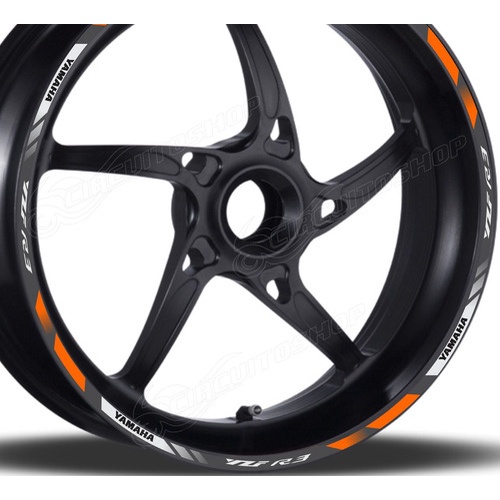 Friso Adesivo Refletivo D7 Roda Moto Yamaha Yzf R3