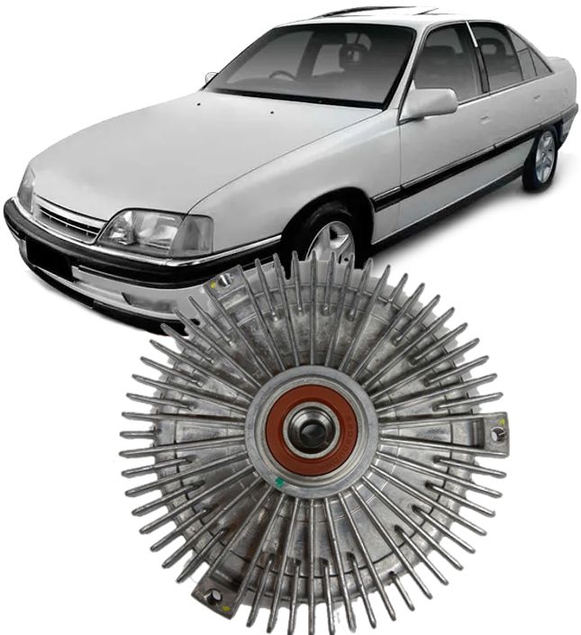 Polia Viscosa Da Helice Omega 2.0 E 2.2 Mpfi De 1992 À 1998