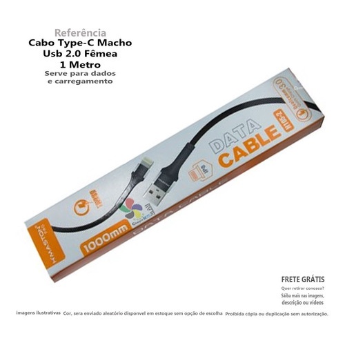 Cabo Usb Carregador Type C Xiaomi Reforçado Original  h,maston pro PE-RE-ESC-EST1-PR05-A H105-3 8556514632401