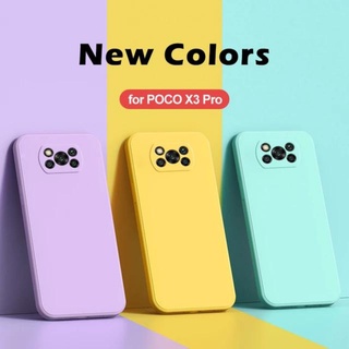 Capinha Case Silicone Xiaomi Poco X3/ X3 Pro Aveludada Por Dentro Com Protetor De Câmera Premium