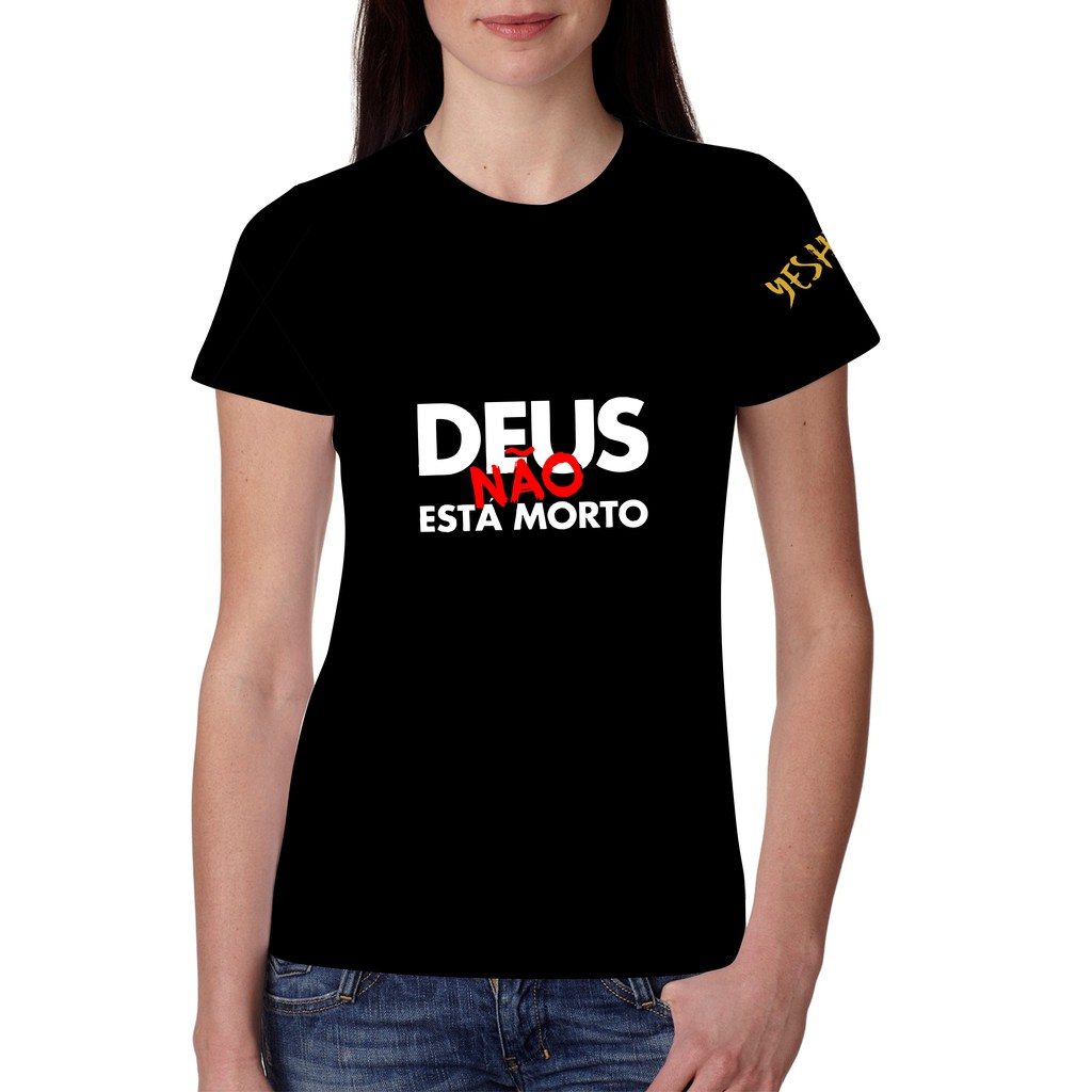 Opera tide lettuce Camiseta Blusinha Gospel Evangélica Cristo Vive/ Deus Não Está Morto |  Shopee Brasil