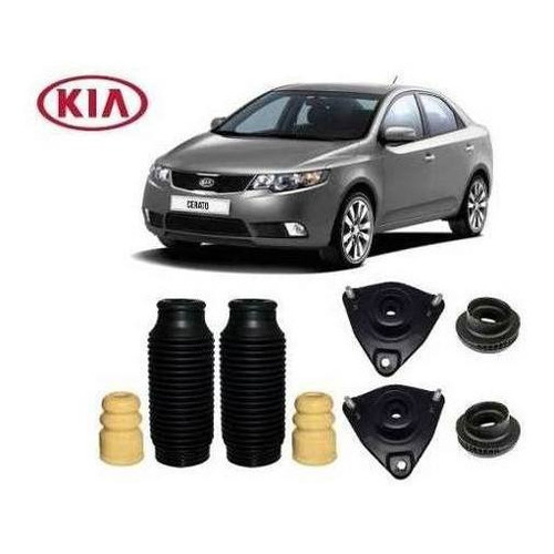 2 Kit Da Suspensão Dianteira Coxim Batente Cerato 2009/ 2014