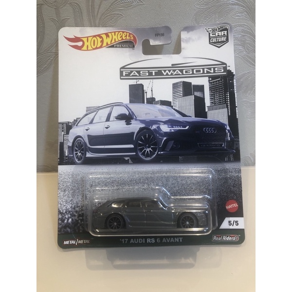 17 Audi RS 6 RS6 Avant - Hot Wheels - HW Premium - Fast Wagons - Car Culture - FPY86 GRJ65