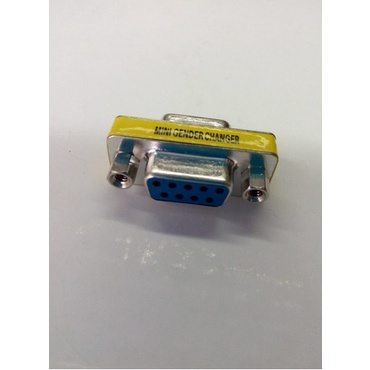 10 peças Adaptador emenda Serial Db9 Fêmea X Fêmea 9 Pinos Rs232