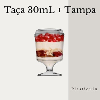 Taça PIT 031 com Tampa 20/30/40 Unidades em Oferta na Shopee