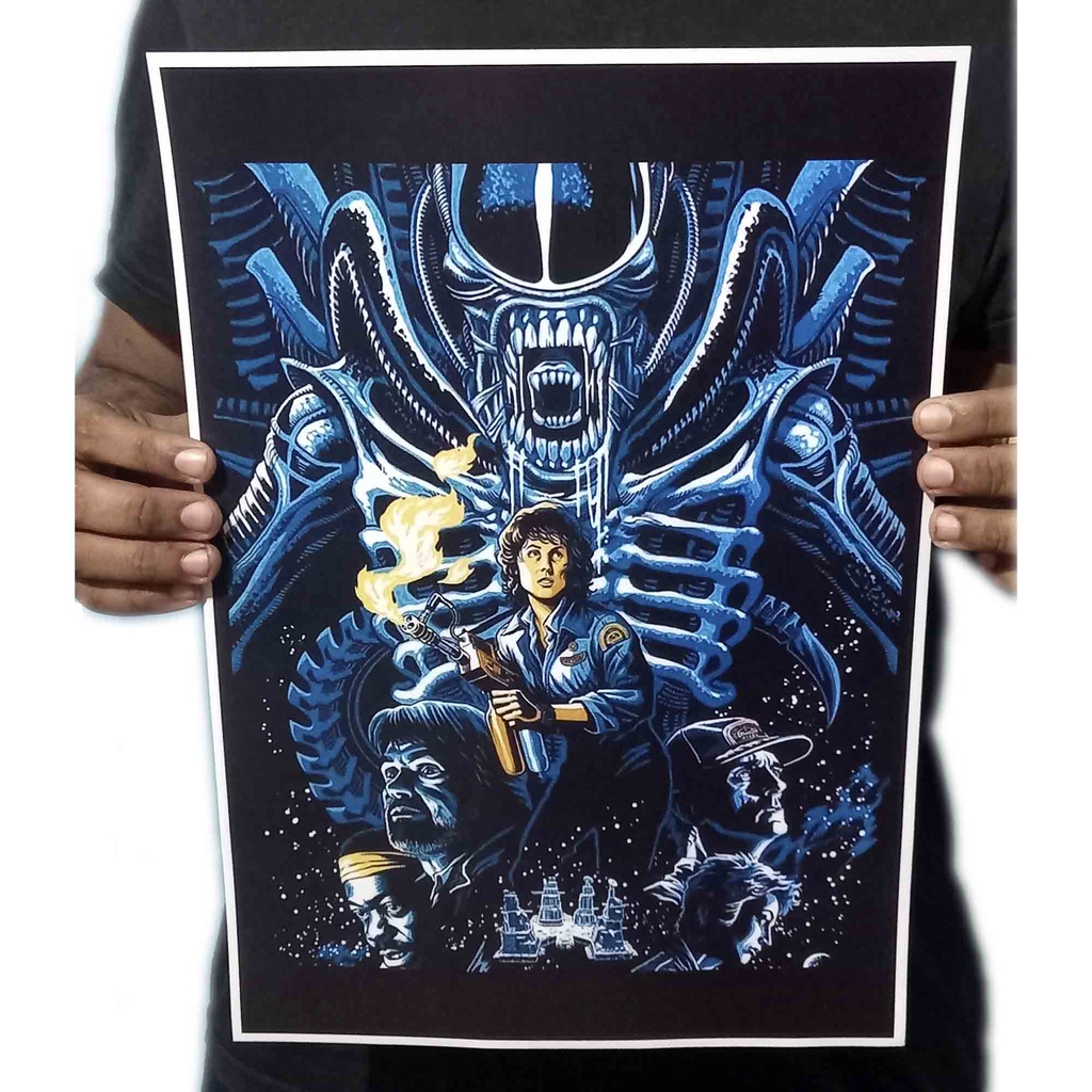 Poster A3 Decorativo Alien oitavo Passageiro A3 42x29,7 Sem moldura