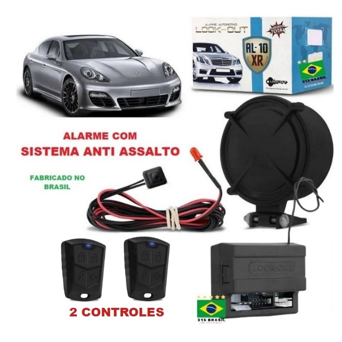 Alarme Automotivo Look Out AL-10XR 2 Controles Universal SISTEMA ANTI ASSALTO em Oferta na Shopee