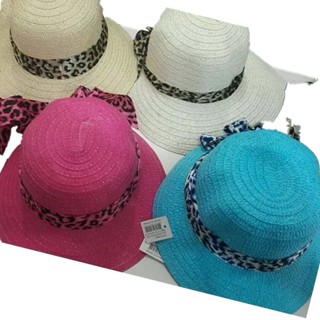 Chapeu VISEIRA De Praia Infantil Minina Festa Junina COM LACINHO DE onça em Oferta na Shopee