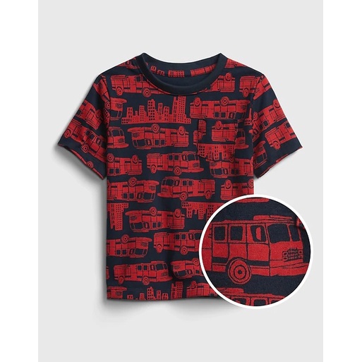 Camiseta Infantil Gap 3anos e 5 anos - Manga Curta Bombeiro Original