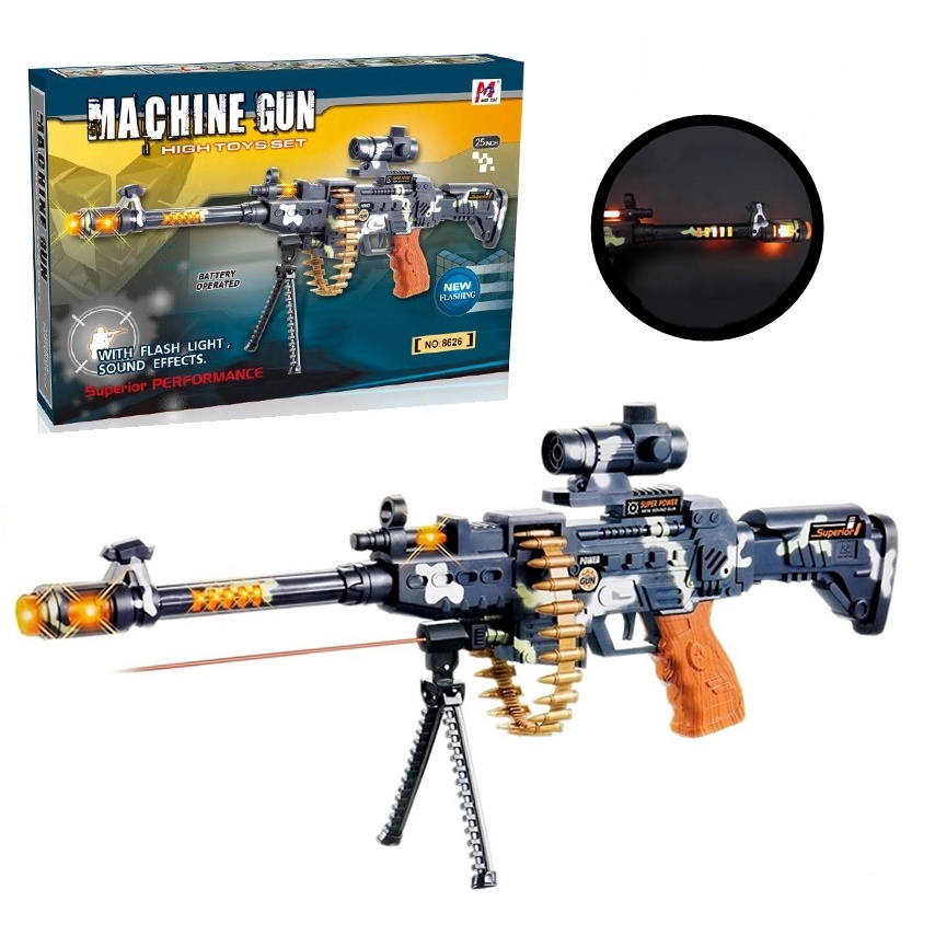 Arma De Brinquedo Nerf Metralhada Automática Lançadora Com 20 Dardos