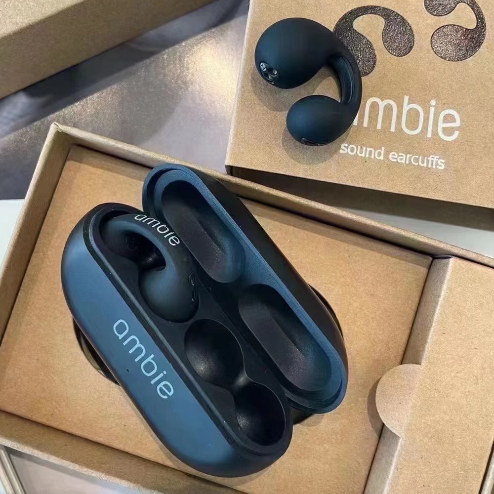 Ambie sound earcuffs earnco de condu o de ossos fones de ouvido