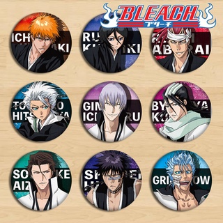 Botton anime - Bleach 4,5cm varios modelos Ichigo, Ryuka.