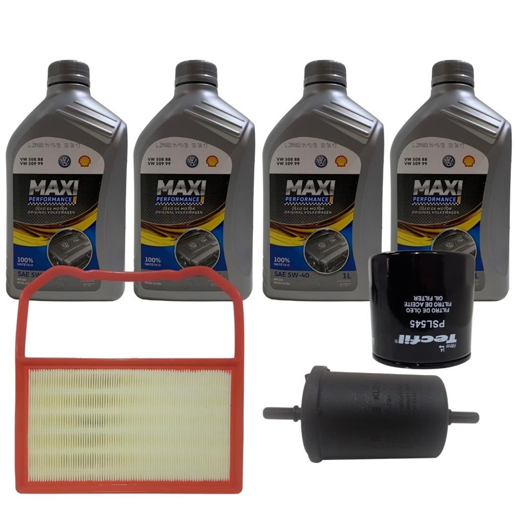 Troca Oleo Maxi Castrol 5w40+filtros Vw Up gol 1.0 3cc