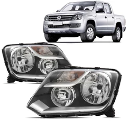 Farol Amarok 2011 2012 2013 2014 2015 2016 Foco Duplo Máscara Negra
