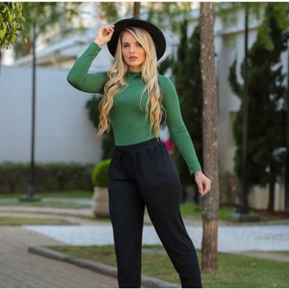 Calça em malha soltinha Viscolycra