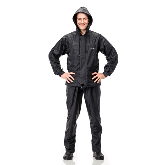 Capa De Chuva Motoqueiro Nylon Pantaneiro C/ Capuz 1001