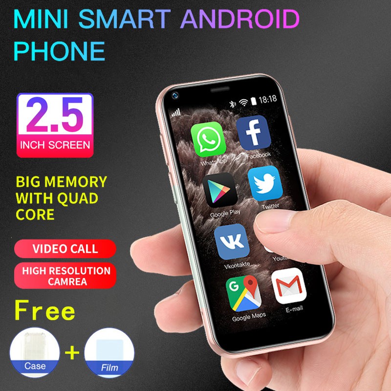 Soyes XS11 Celular Mini 3G Smartphone 1 Gb MT6580A 8 2.5 Polegada Quad Core Android 6.0 1000 Mah Dual Sim Tamanho Pequeno Fino XS11