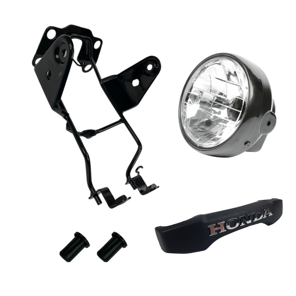 Farol Suporte Emblema Painel Aranha Cg 125 Titan Fan 00 A 08