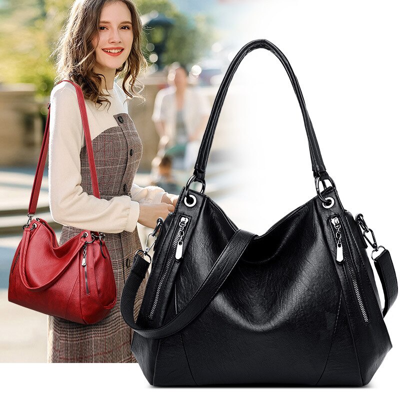 heshe women's leather vintage handbags