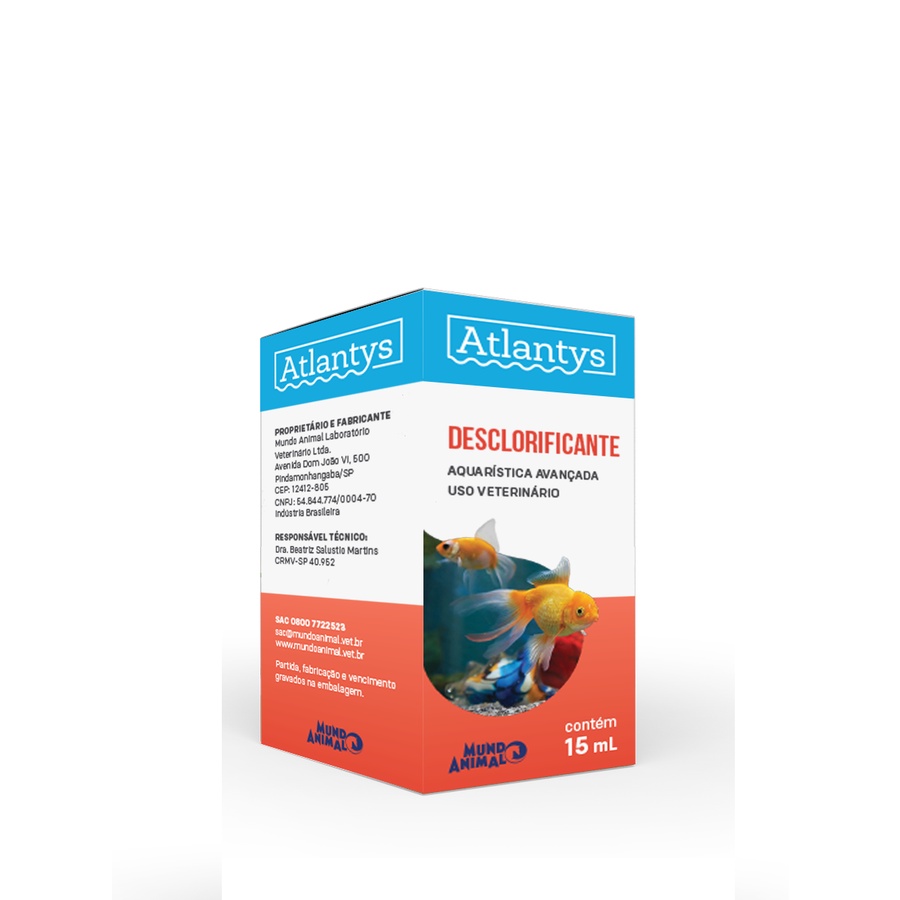 Desclorificante Atlantys 15 Ml | Shopee Brasil