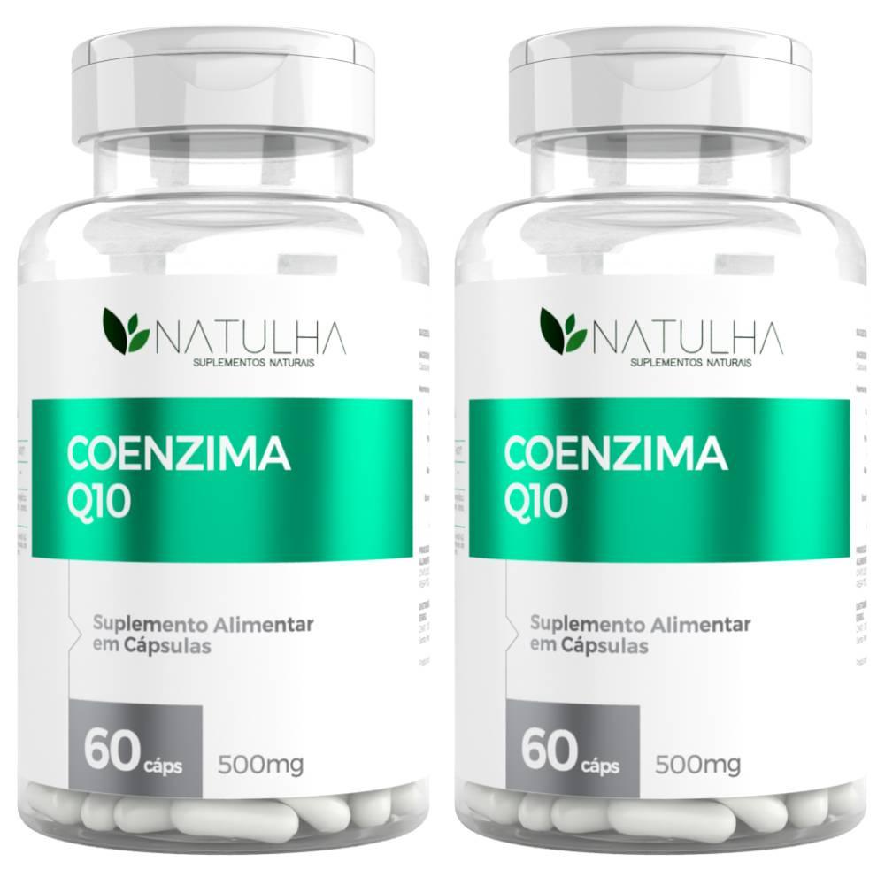 KIT 2x Coenzima Q10 (Ubiquinona) 60 Cápsulas - Natulha