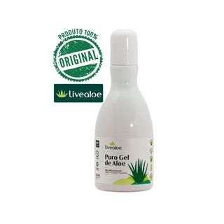 Puro Gel de Babosa Orgânico 210ml + Live Aloe + 100% Puro e Original