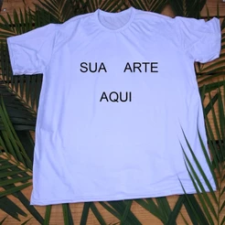 Camiseta Personalizada Plus Size G7 ao G13 com sua arte, logo ,foto