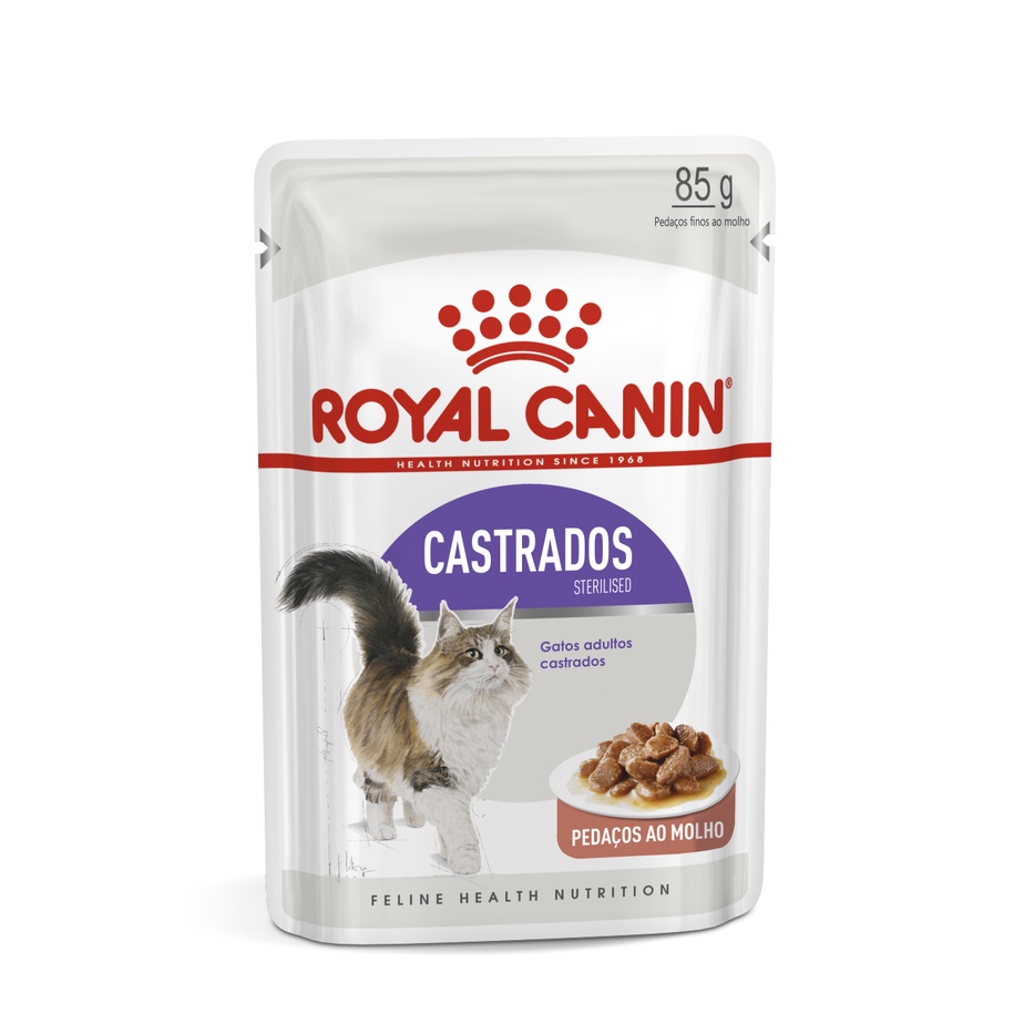 Alimento Úmido Royal Canin Gato Castrado Sterilised Sachê 85g