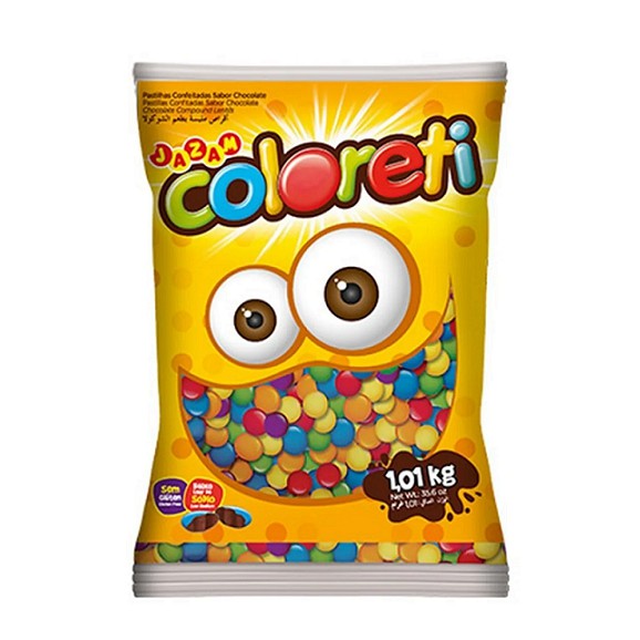Chocolate Confeito Coloreti Sortido 1,01kg - Jazam em Oferta na Shopee