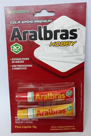 Cola Epóxi Aralbras Hobby (16 gr) -  Brascola