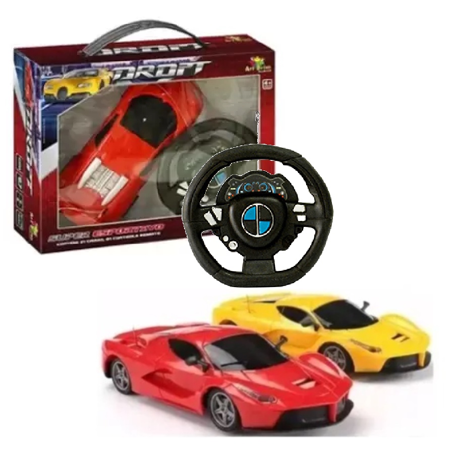 Carro Carrinho De Controle Remoto Controle Volante Brinquedo Infantil